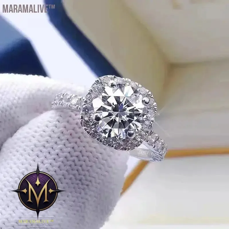 Moissanite & Diamond Ring - Unique, Affordable Alternative