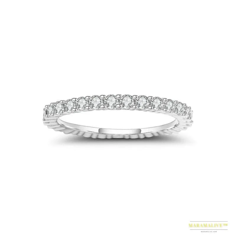 Moissanite Lab-Made Diamond Ring: Precious and Ethical Luxury Jewelry