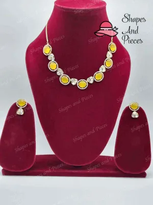 Monalisa Stones Necklace Set