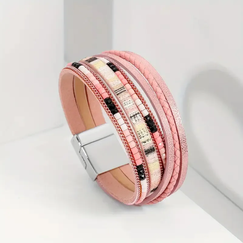 Mulit Strand Leather Bracelets