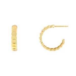 Multi Disc Hoop Earring