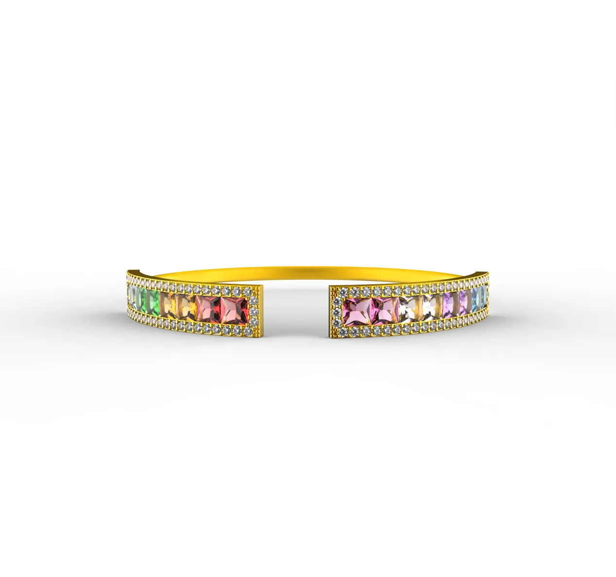 Multi Square Bangle
