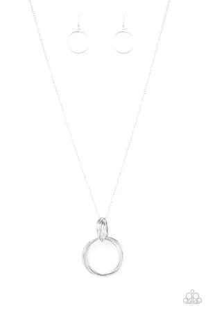 My Ears are Ringing Silver Paparazzi Necklace