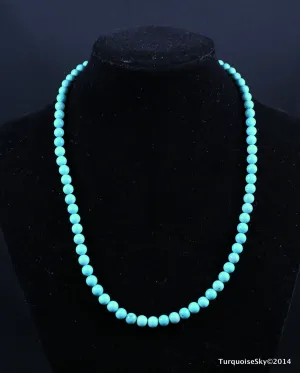 Natural turquoise necklace 17 inches