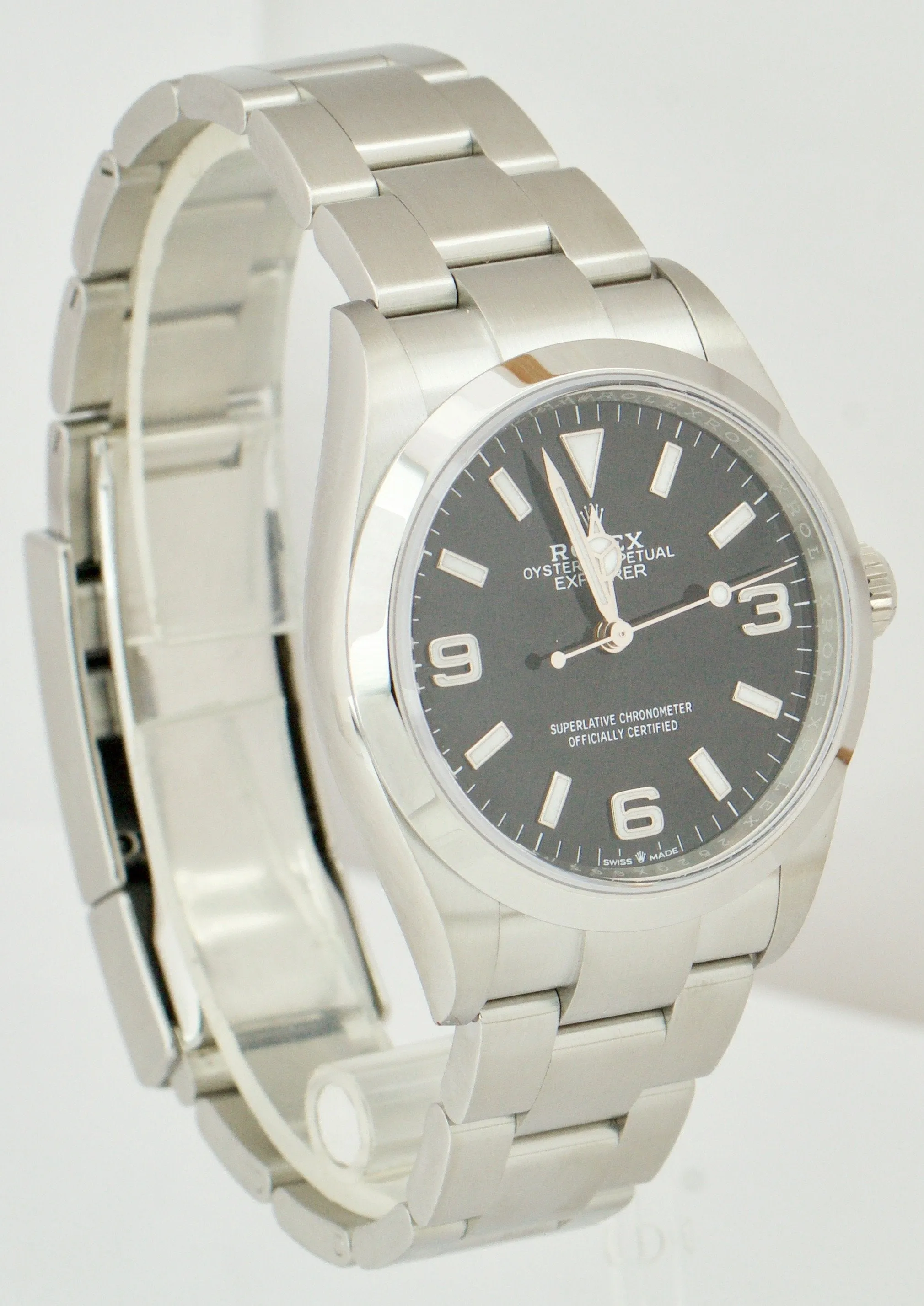 NEW MARCH 2022 Rolex Explorer I Black 36mm Stainless Steel Oyster Watch 124270