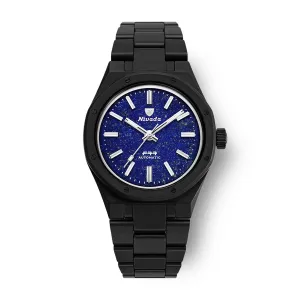 Nivada Grenchen F77 Black Ceramic Lapis Lazuli Limited Edition Automatic – 68022A77