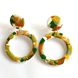 No Shrinking Violet - Leura Large Earrings