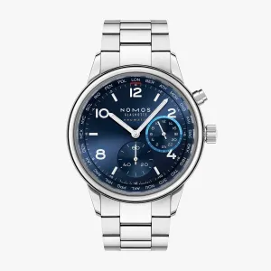 Nomos Glashütte Club Sport Neomatik Worldtimer Blue Automatic – 790