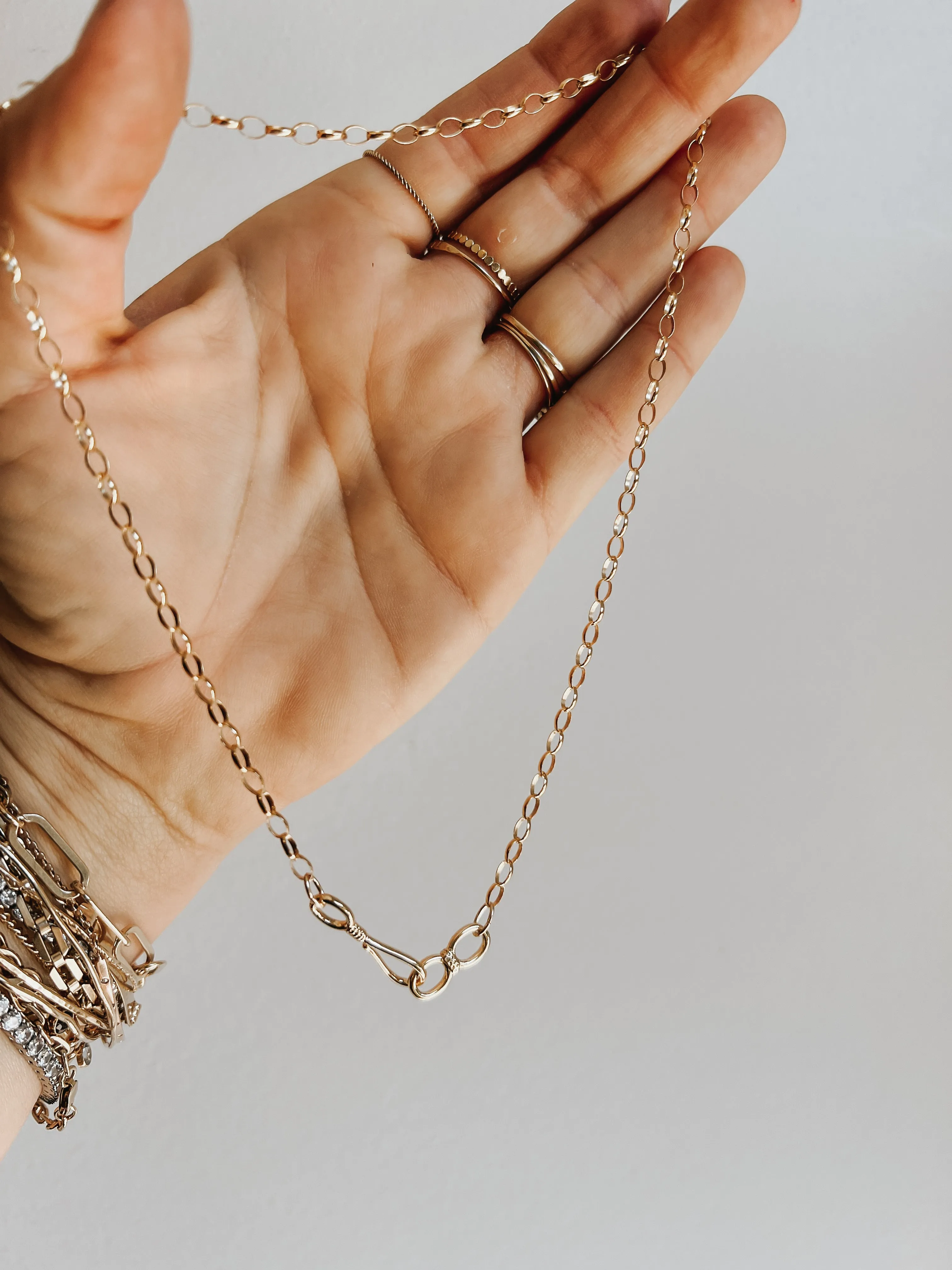 NORA RED HEART CHAIN