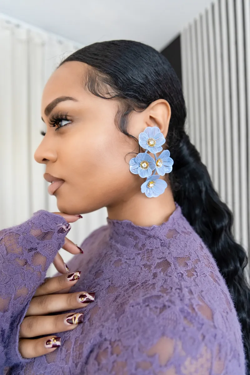 Oh Baby Blue Earrings