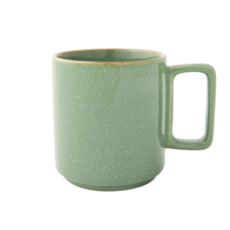 Omada Flat Stackable Mug 400ml  Green OM-0000040