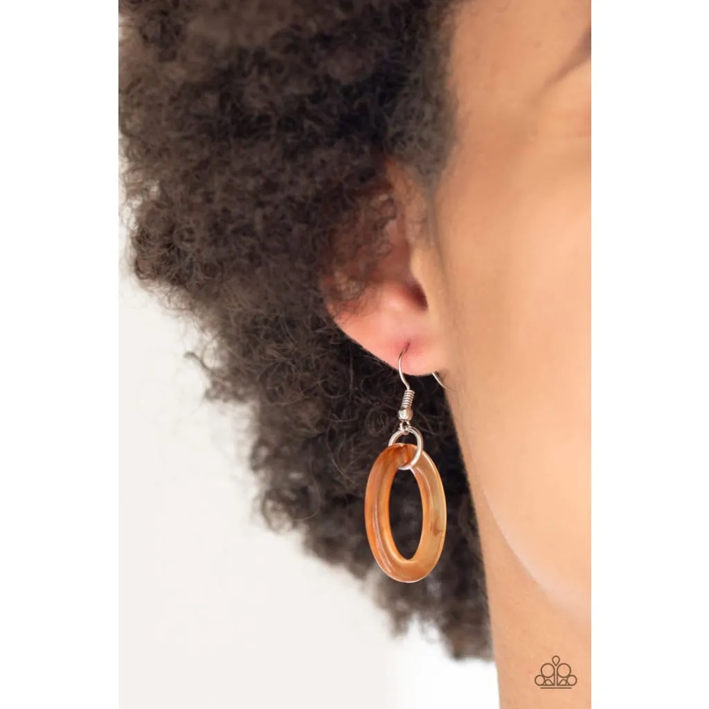 Paparazzi Courageously Chromatic Brown Necklace