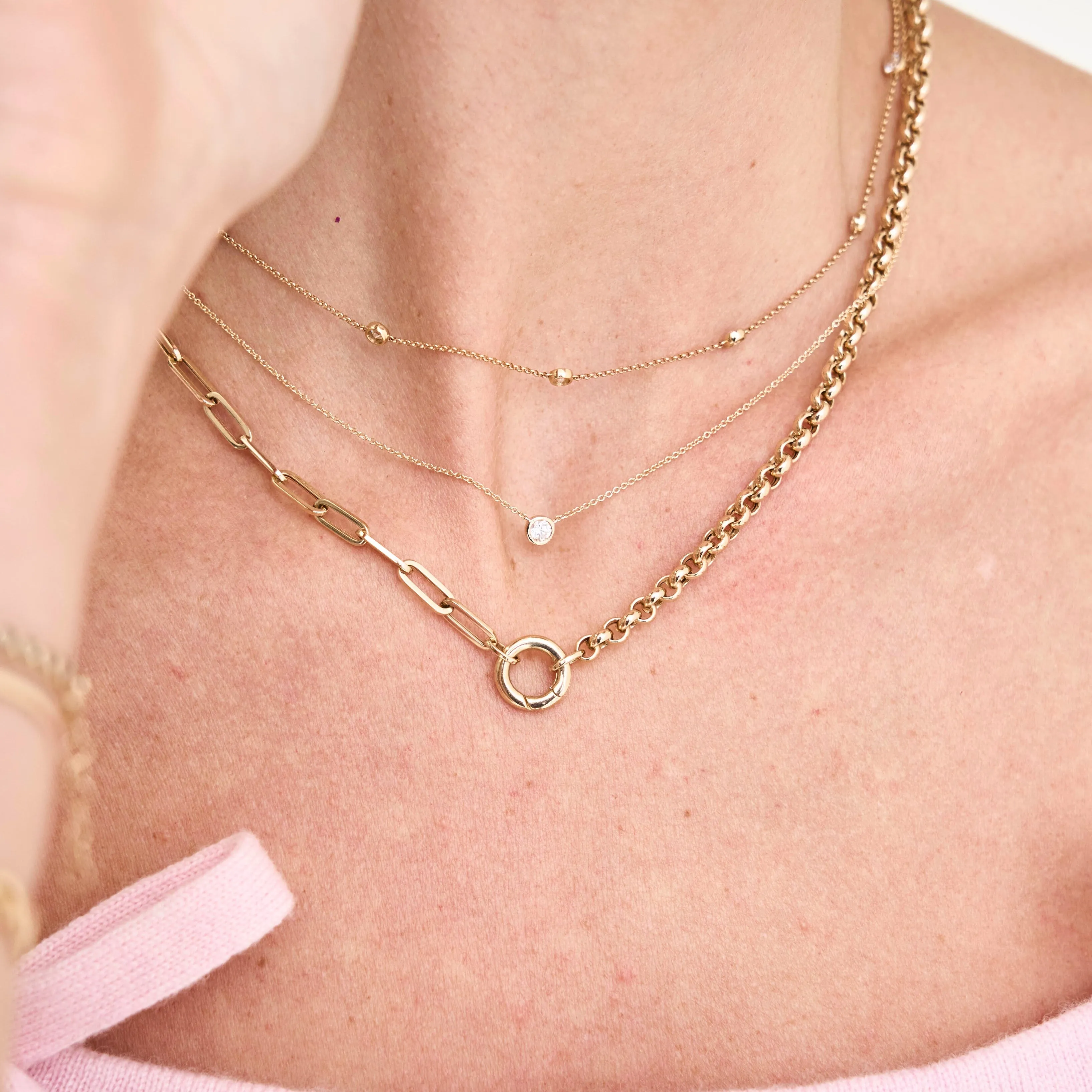 Paper Clip Rolo Chain