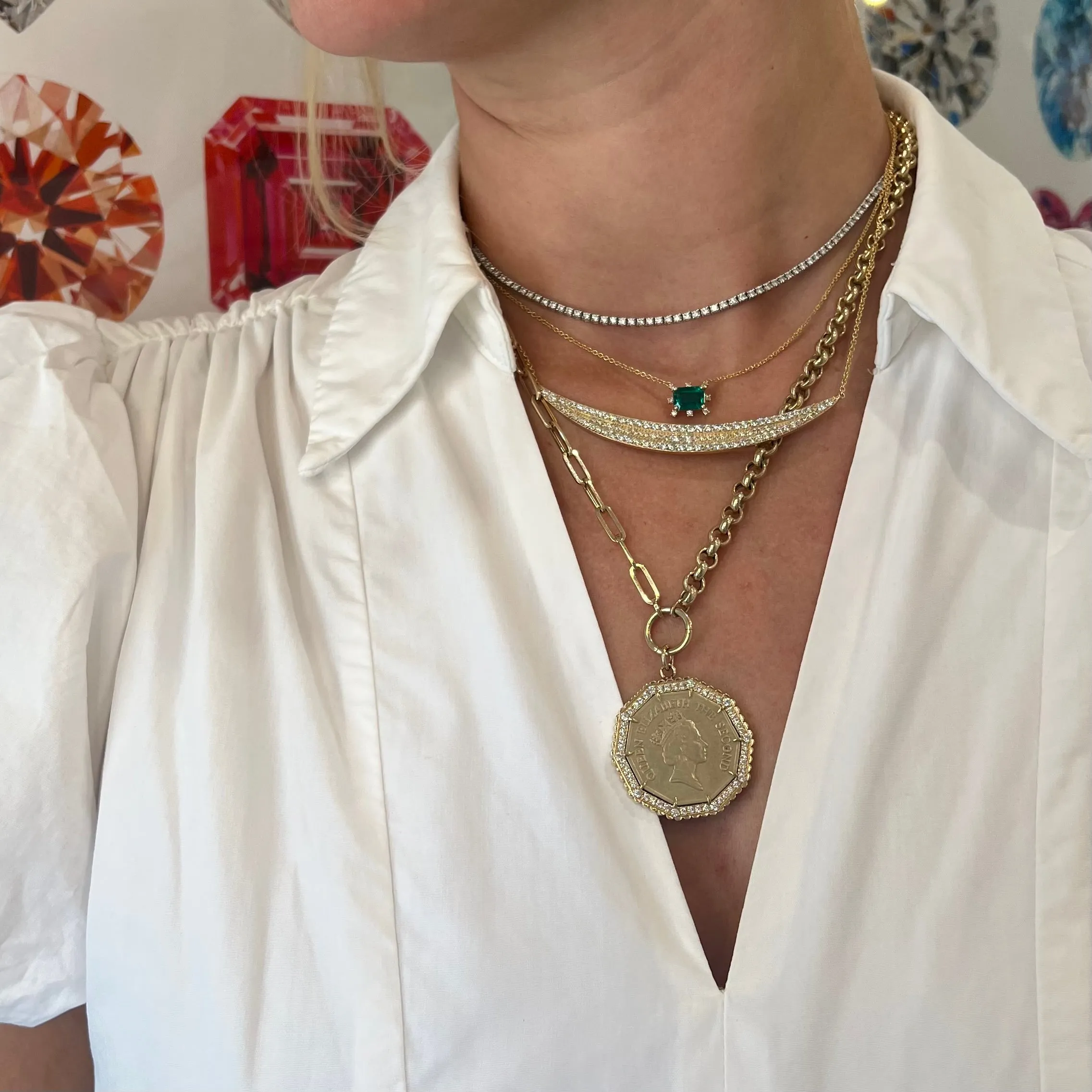 Paper Clip Rolo Chain
