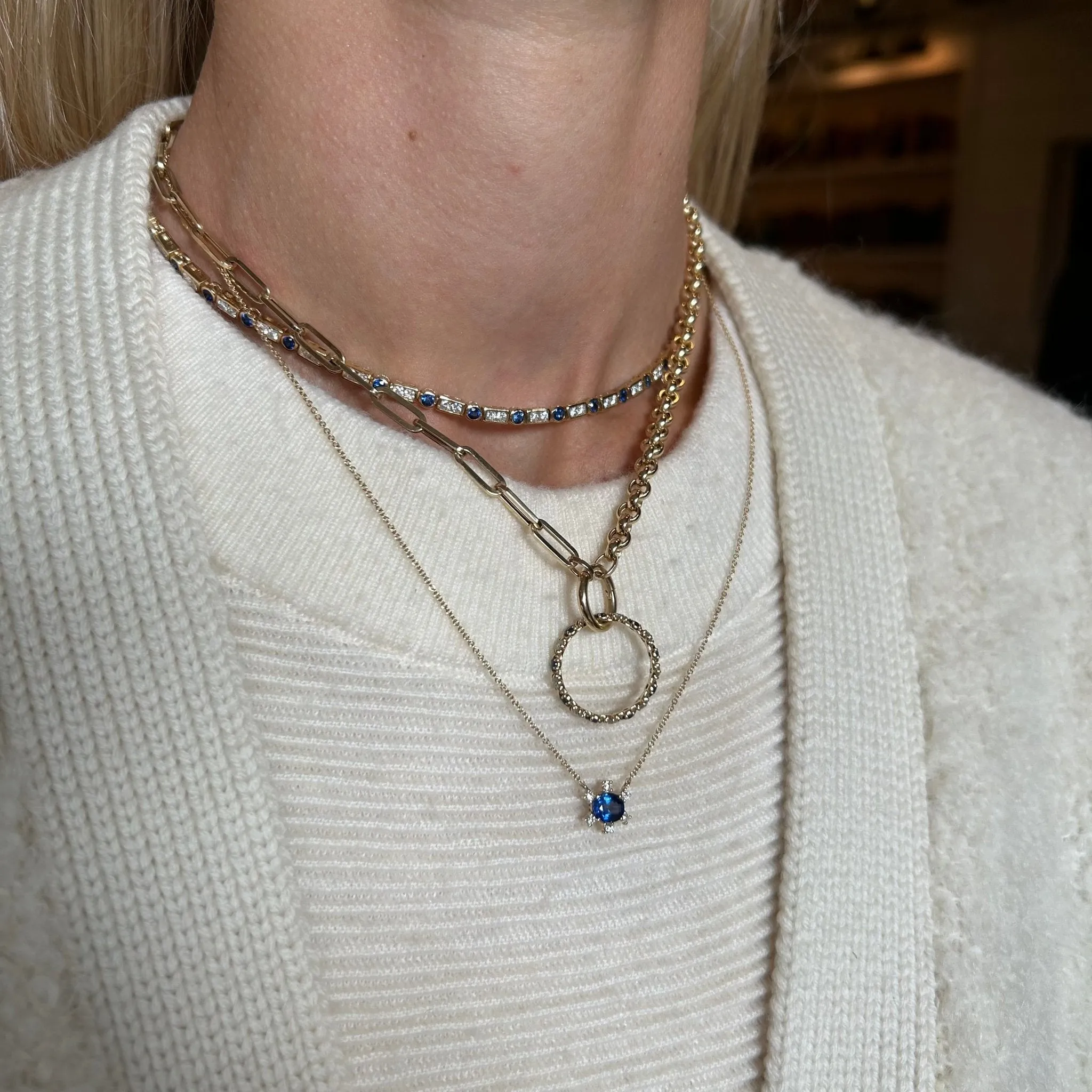 Paper Clip Rolo Chain