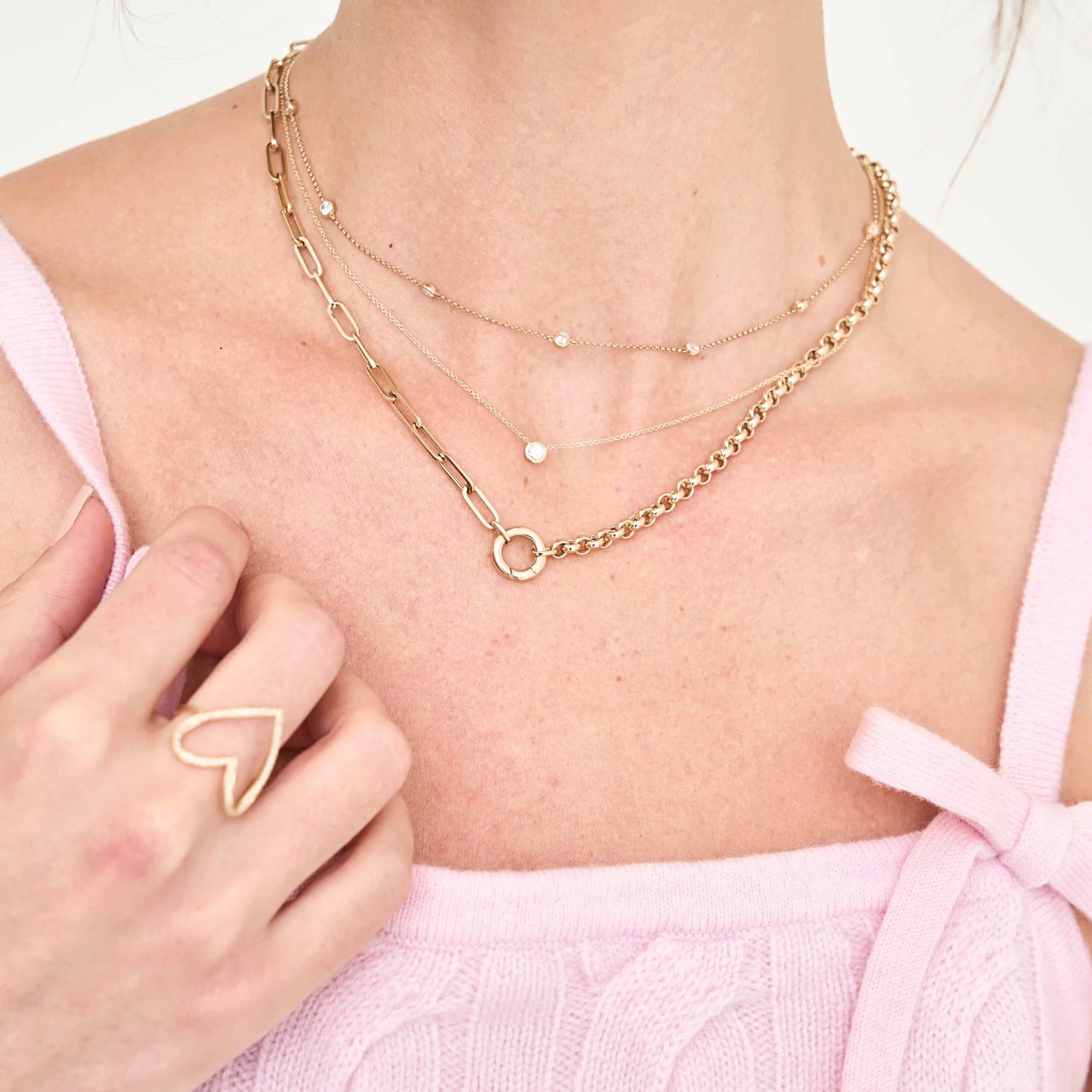 Paper Clip Rolo Chain