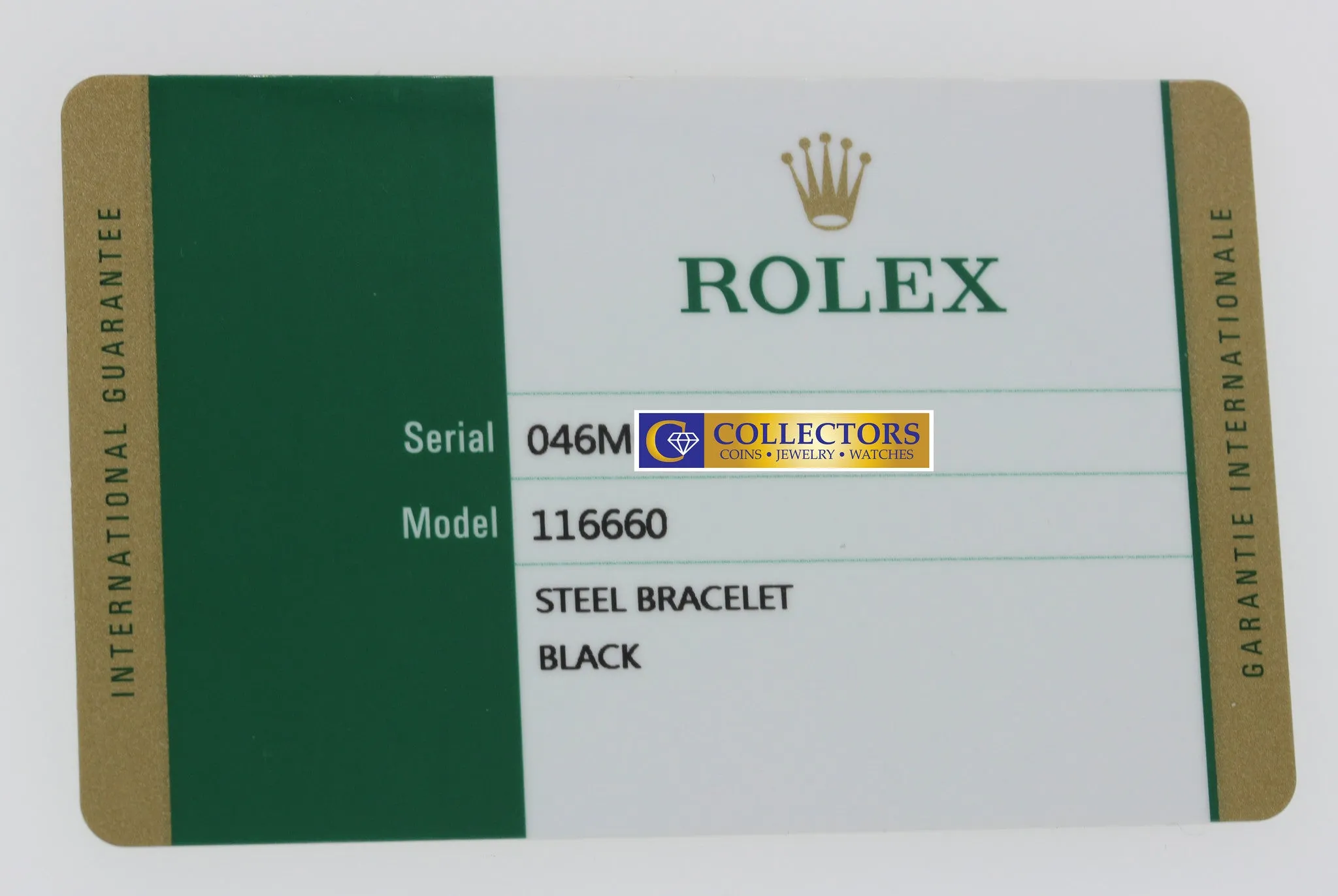 PAPERS 2015 Rolex Sea-Dweller Deepsea 116660 Steel 44mm Black Ceramic Dive Watch