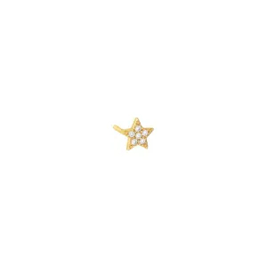 Pavé Star Stud Earring