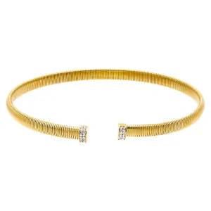 Pave Snake Open Claw Choker