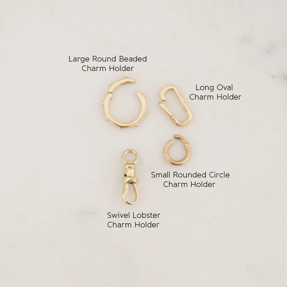 Pearl Necklace with Charm Holder