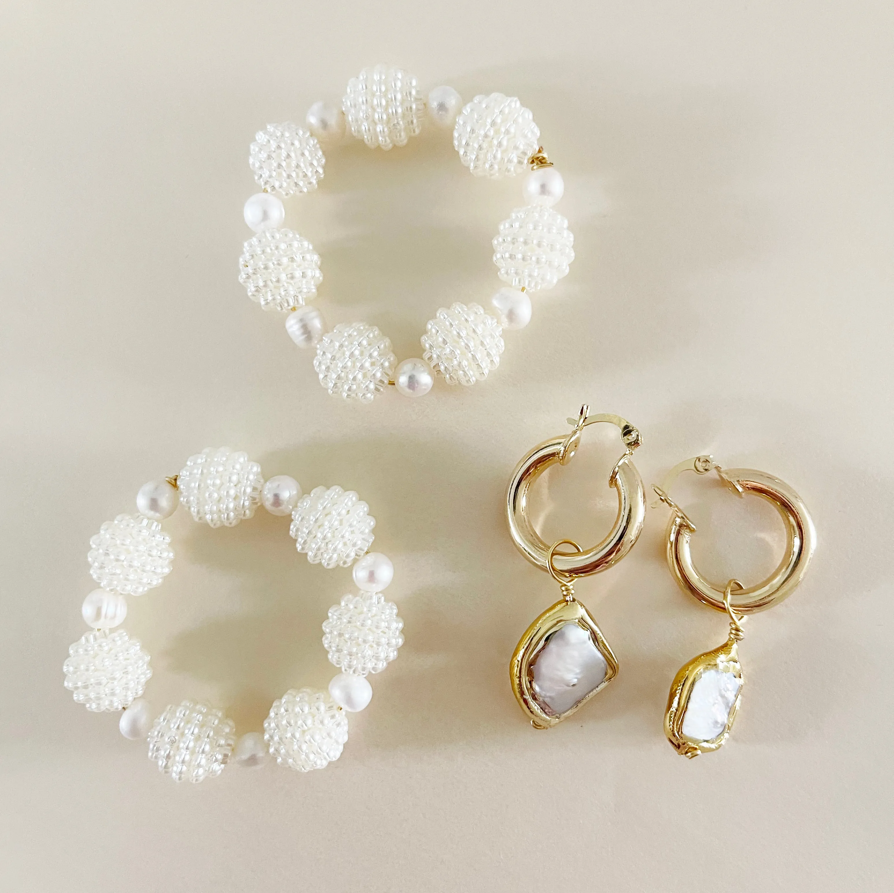 Pearly Mixable Earrings