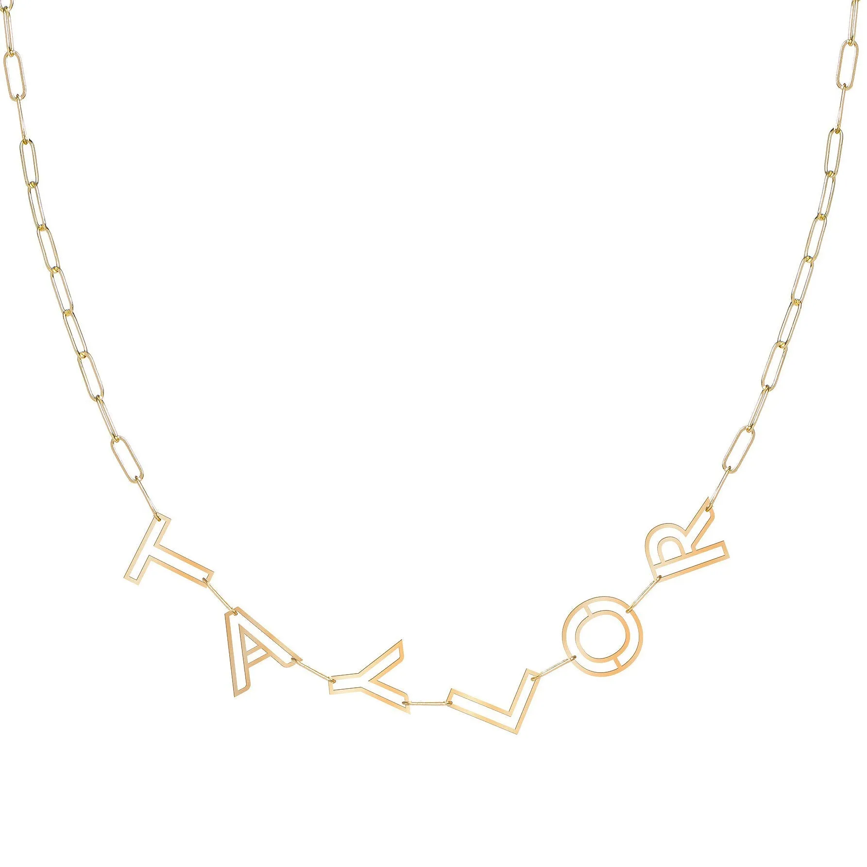 Personalized Chain Letter Necklace