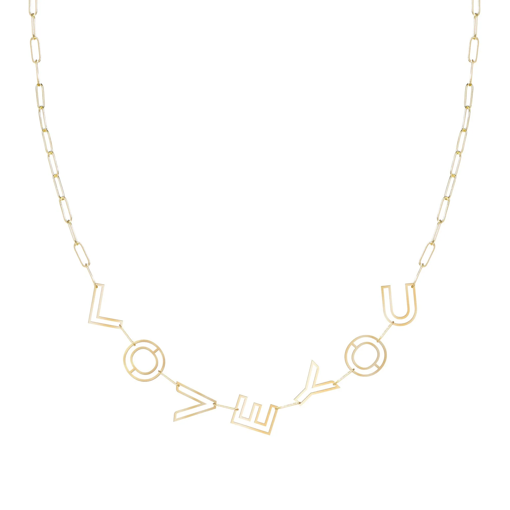 Personalized Chain Letter Necklace