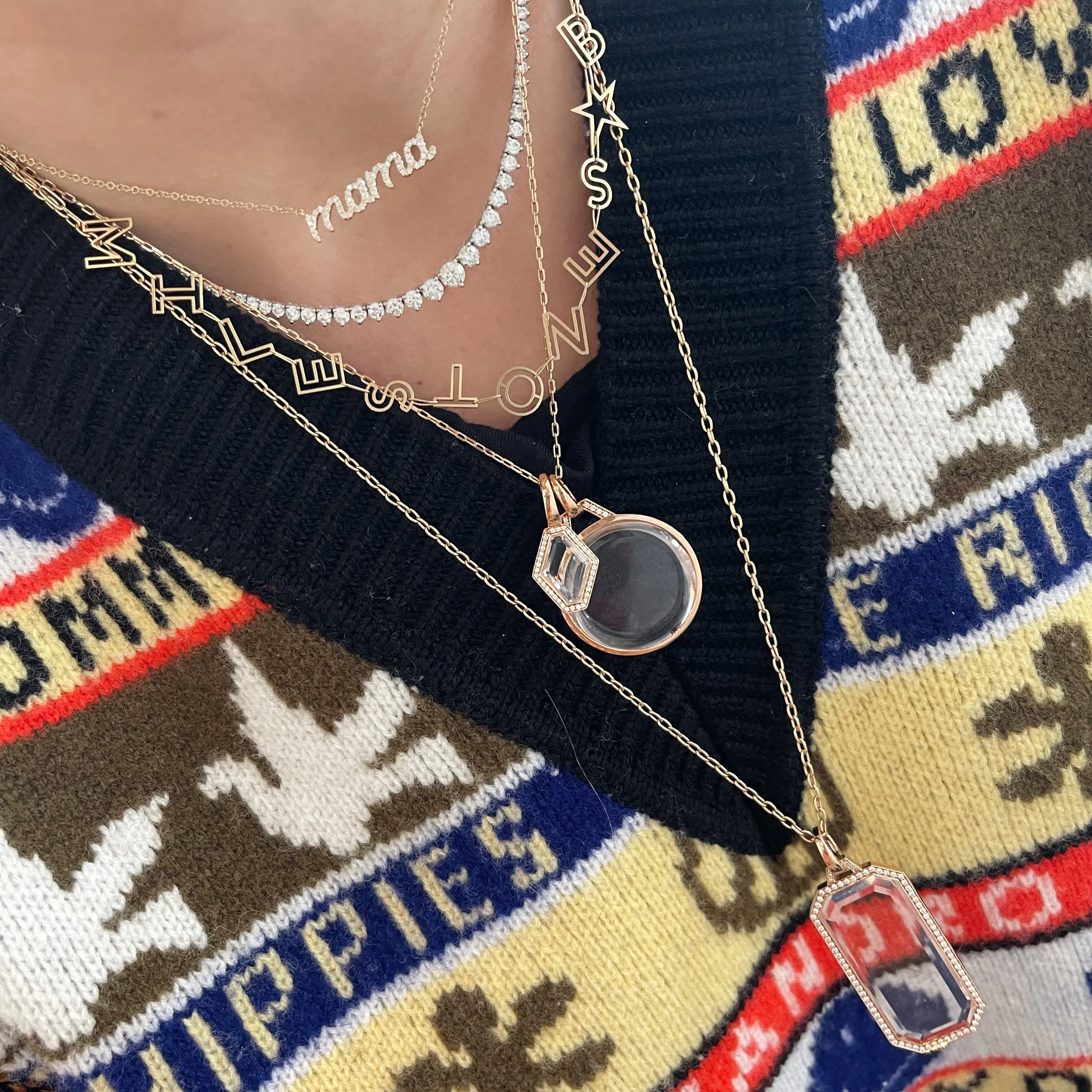 Personalized Chain Letter Necklace