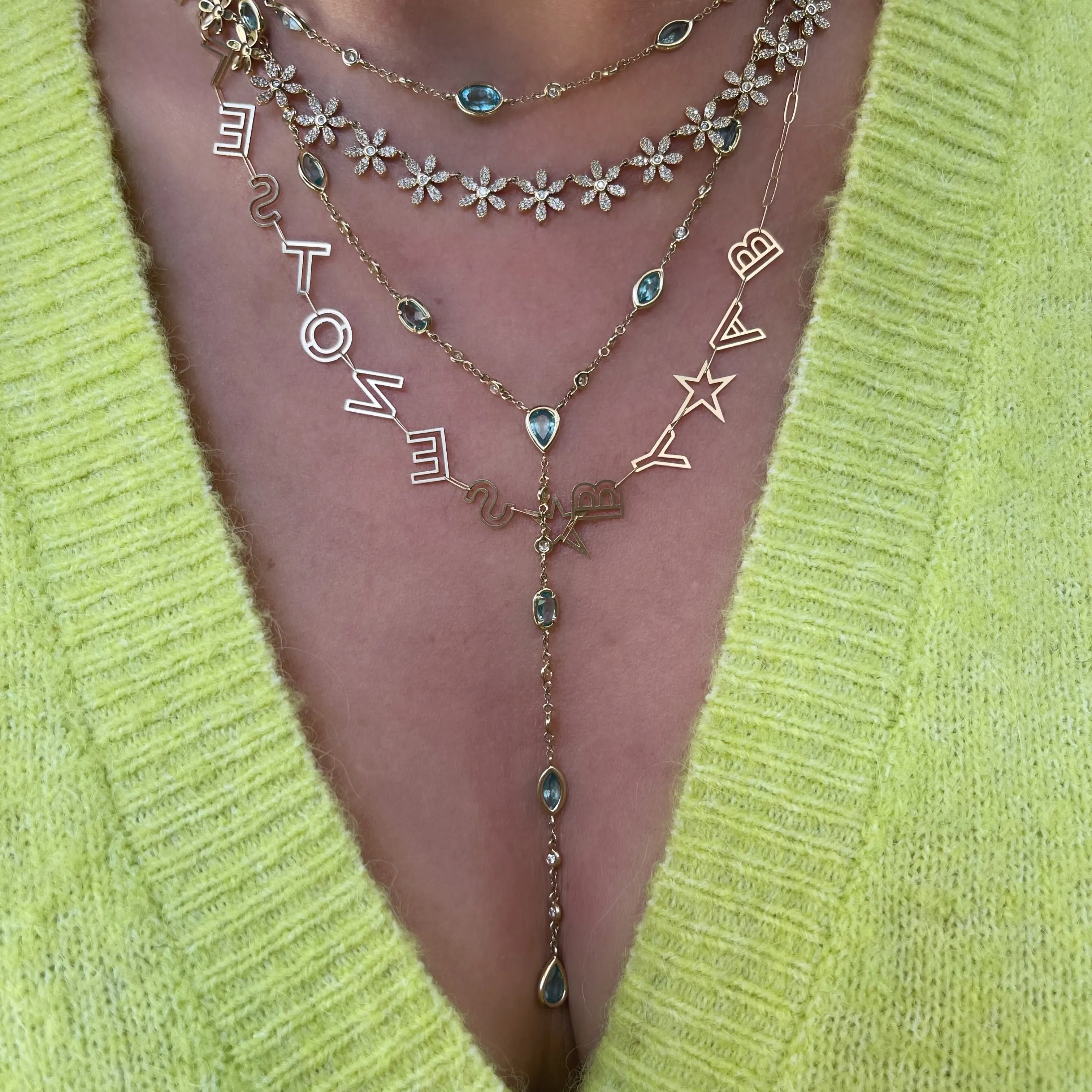 Personalized Chain Letter Necklace