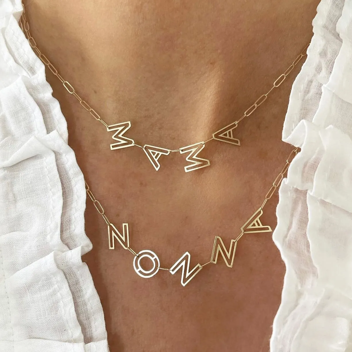 Personalized Chain Letter Necklace