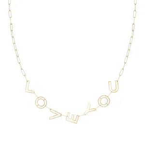 Personalized Chain Letter Necklace