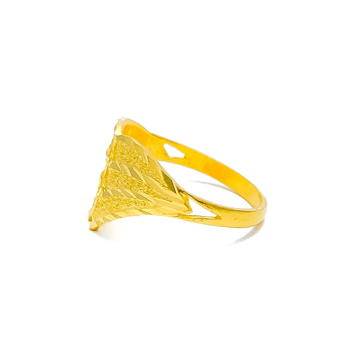 Petite Blush 22k Gold Ring