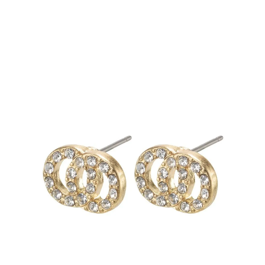 Pilgrim Victoria Gold Stud Earrings