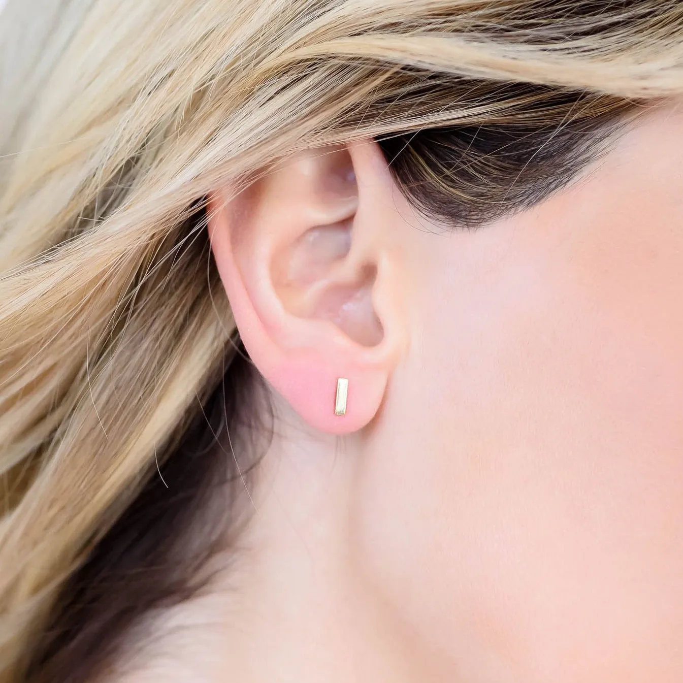 Piper Minimalist Bar Earrings