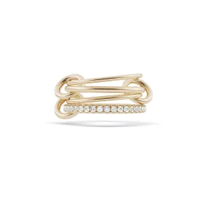 Pisces Pave YG Ring