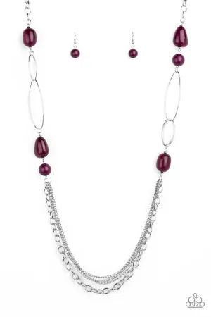 Pleasant Promenade Purple Paparazzi Necklace