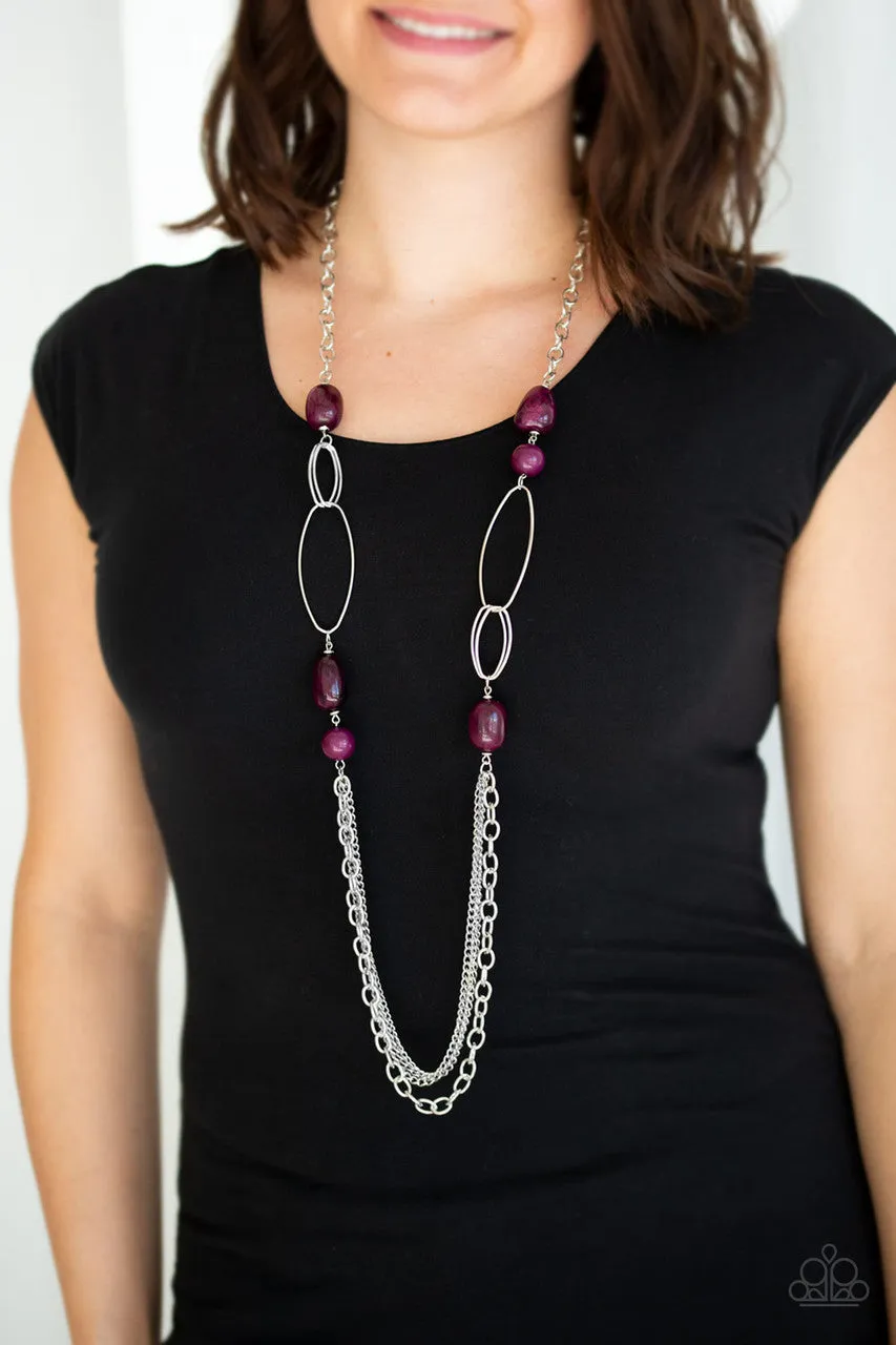 Pleasant Promenade Purple Paparazzi Necklace