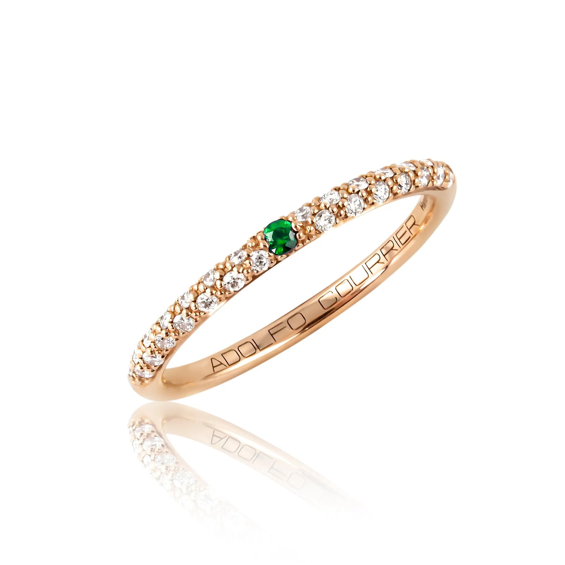 Pop Mini Diamonds and Tsavorite Ring