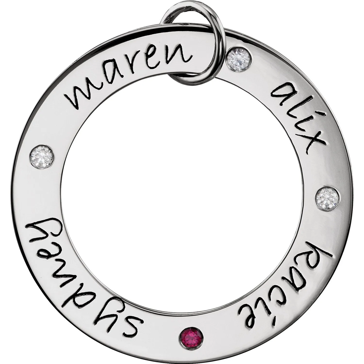 Posh Mommy® POSH Loop Pendant- Sterling Silver or 14k Gold
