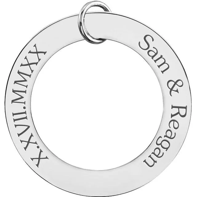 Posh Mommy® POSH Loop Pendant- Sterling Silver or 14k Gold