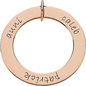 Posh Mommy® POSH Loop Pendant- Sterling Silver or 14k Gold