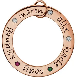 Posh Mommy® POSH Loop Pendant- Sterling Silver or 14k Gold