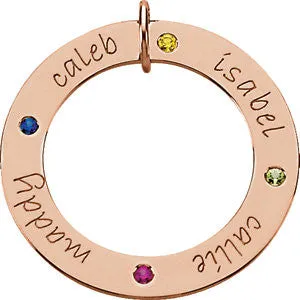 Posh Mommy® POSH Loop Pendant- Sterling Silver or 14k Gold
