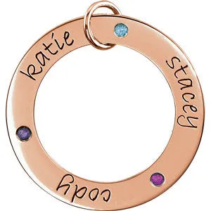 Posh Mommy® POSH Loop Pendant- Sterling Silver or 14k Gold