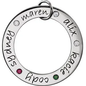 Posh Mommy® POSH Loop Pendant- Sterling Silver or 14k Gold