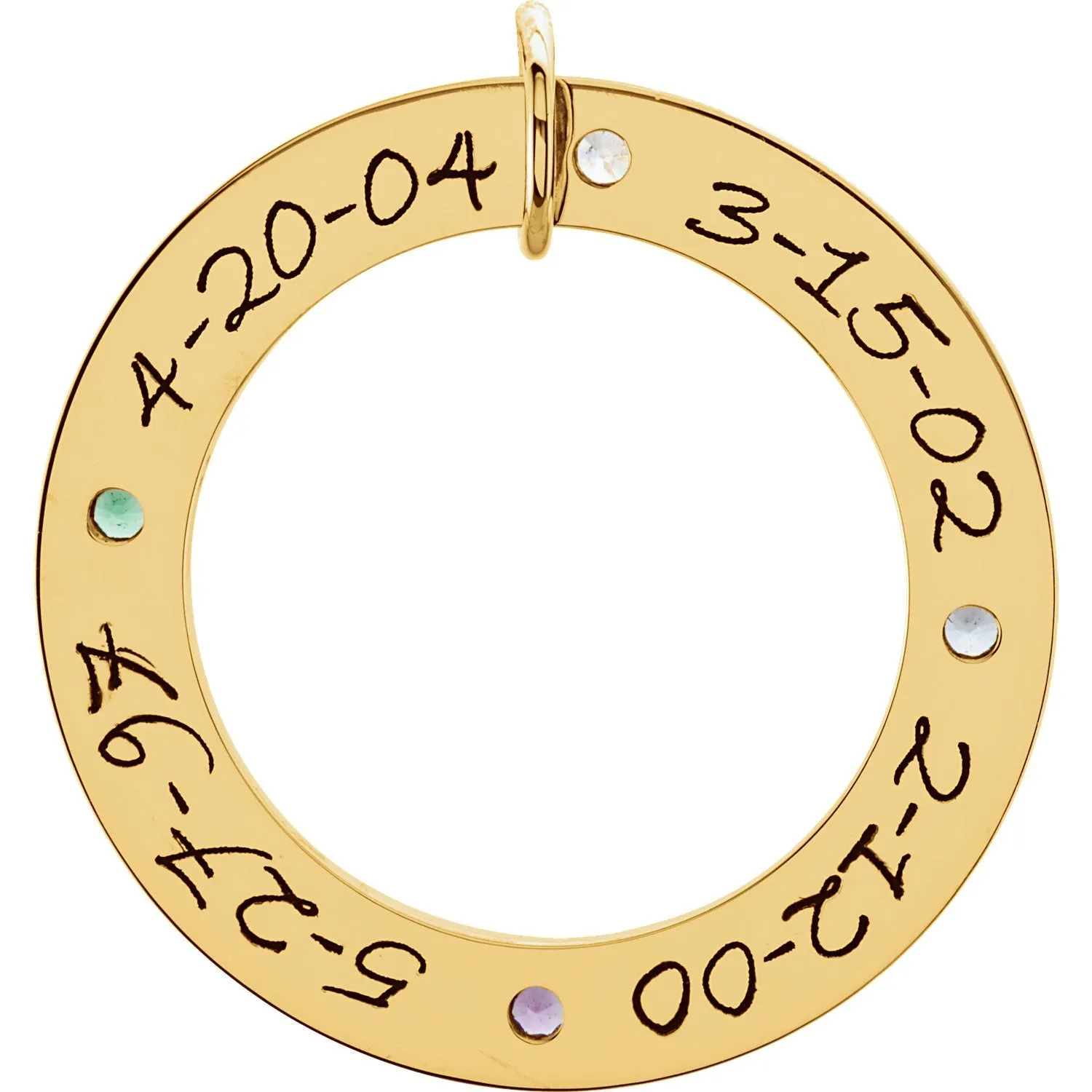 Posh Mommy® POSH Loop Pendant- Sterling Silver or 14k Gold