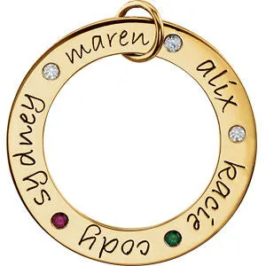 Posh Mommy® POSH Loop Pendant- Sterling Silver or 14k Gold