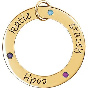 Posh Mommy® POSH Loop Pendant- Sterling Silver or 14k Gold