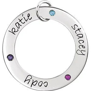 Posh Mommy® POSH Loop Pendant- Sterling Silver or 14k Gold