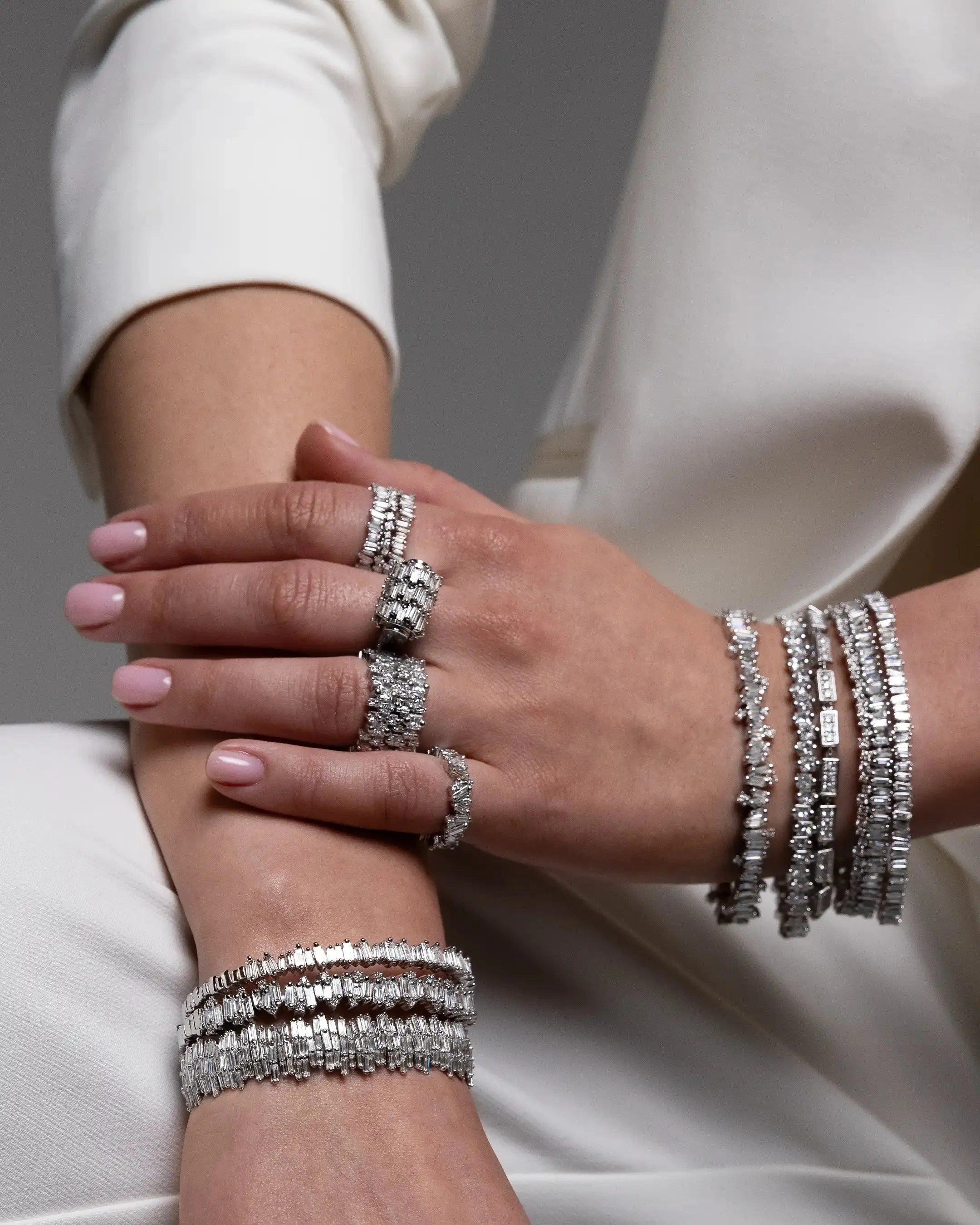 Princess Milli Stacker Diamond Eternity Band